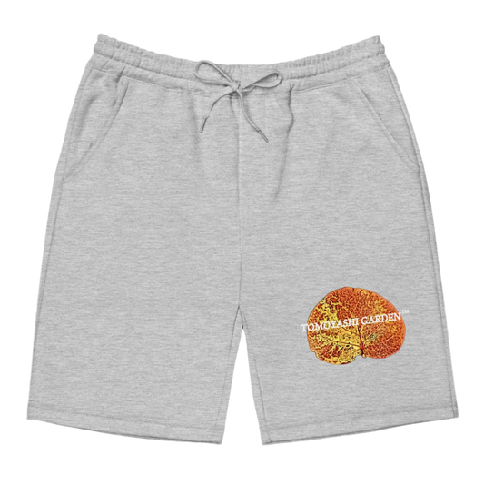 Tomoyashi Garden Logo fleece shorts